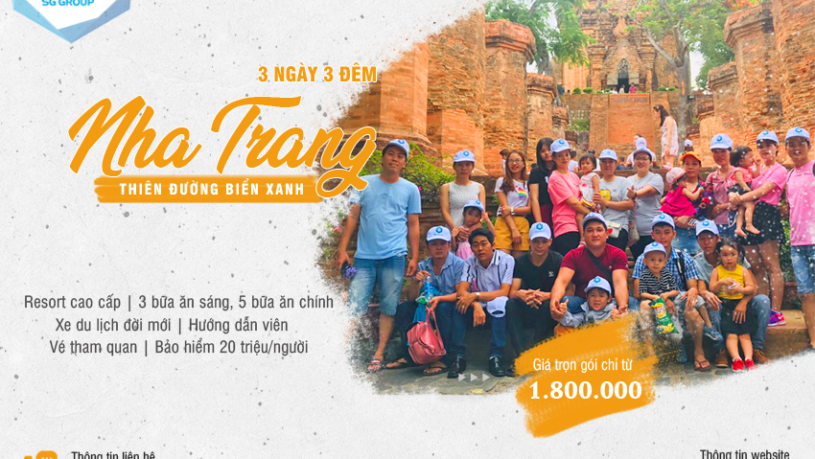 Tour Nha Trang 3 ngày 3 đêm giá rẻ