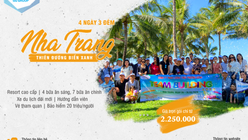 Tour Nha Trang 4 ngày 3 đêm giá rẻ