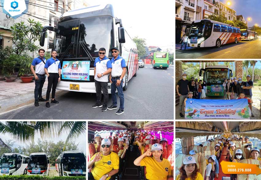 Xe ôtô đời mới đưa đón và phục vụ Quý khách trong suốt hành trình tour Phan Thiết