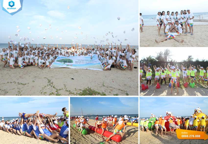 Teambuilding TH True Milk Group tại bãi biển Phan Thiết