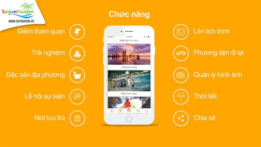 ứng dụng du lịch Đà Nẵng