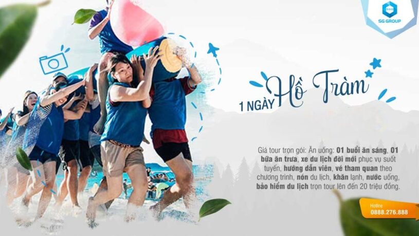 Saigontourism là đơn vị lữ hành hàng đầu trong tour Hồ Tràm 1 ngày
