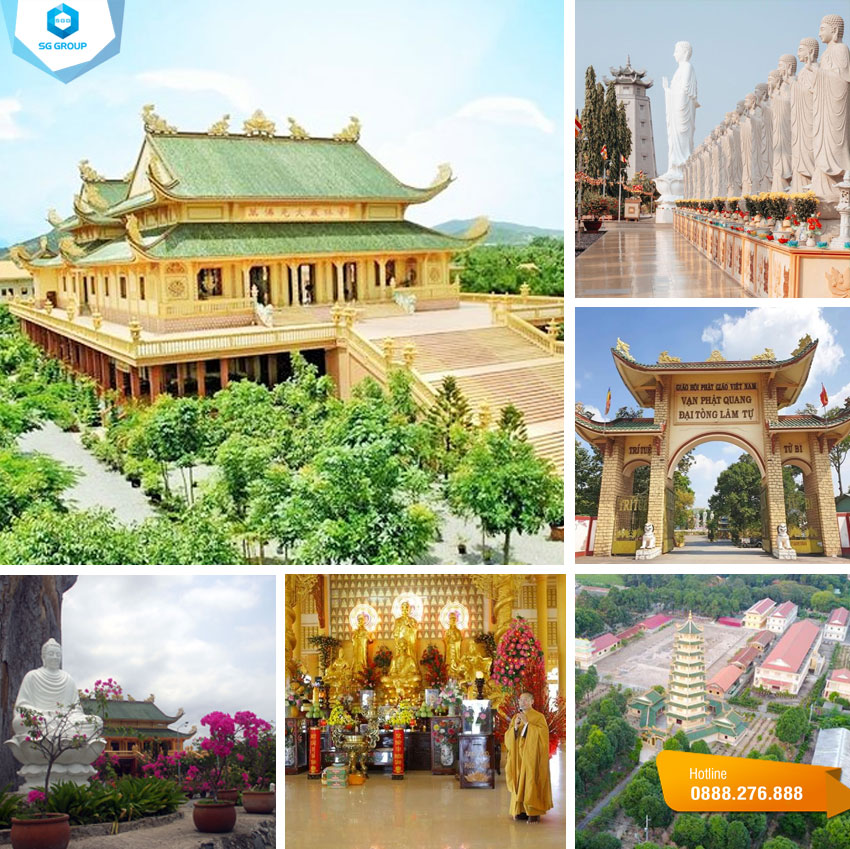 Tham quan ngôi chùa Đại Tòng Lâm, ngôi chùa lớn nhất thị xã Phú Mỹ