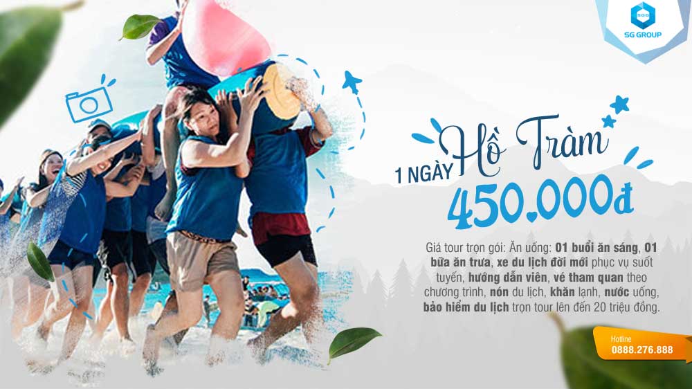 Saigontourism là đơn vị lữ hành hàng đầu trong tour Hồ Tràm 1 ngày