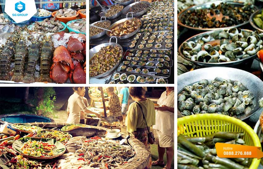 Những món hải sản tươi ngon, nổi tiếng nhất tại chợ đêm hải sản Phan Thiết
