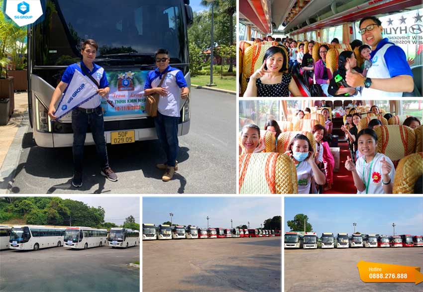 Xe du lịch 16-45 chỗ đời mới, phục vụ đưa đón Quý khách trong suốt tuyến tham quan tour Ninh Chữ