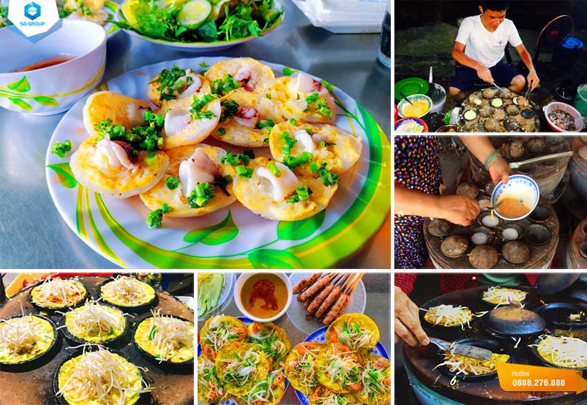 Ăn gì ở Ninh Thuận thì không thể không thưởng thức đặc sản bánh căn, bánh xèo