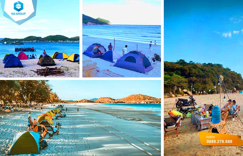 Bãi biển Bình Tiên sẽ là điểm cắm trại cực kỳ lý tưởng cho chuyến du ngoạn của bạn