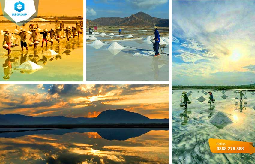 Cánh đồng muối Cà Ná đã từng được xếp vào danh sách những địa điểm ngắm hoàng hôn đẹp nhất thế giới.