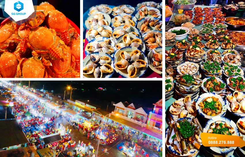 Hải sản tươii sống ở Bình Thuận vừa rẻ lại vừa ngon