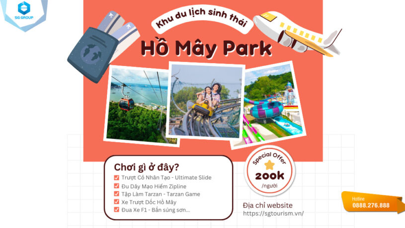 Review tất tần tật về khu du lịch Hồ Mây Park Vũng Tàu có gì!