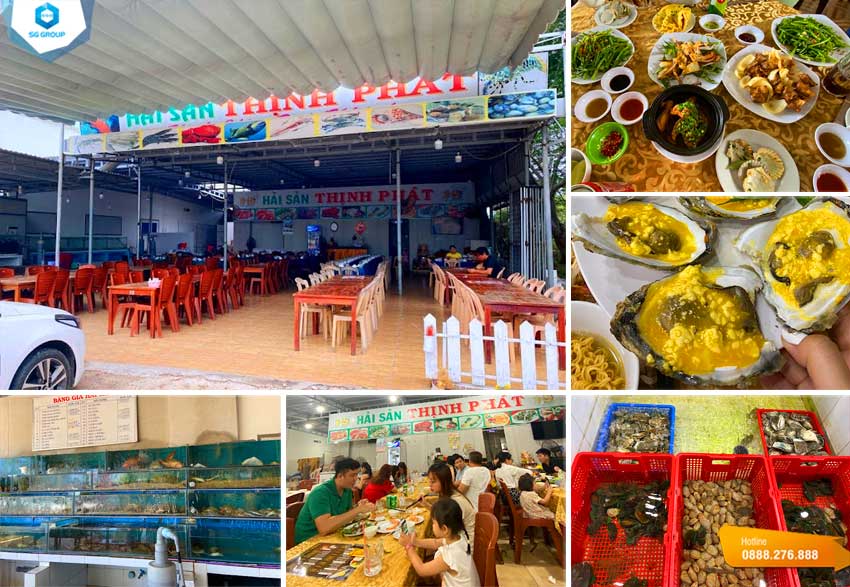 Thịnh Phát là quán ăn ngon ở Mũi Né, Phan Thiết chuyên về các món hải sản tươi sống