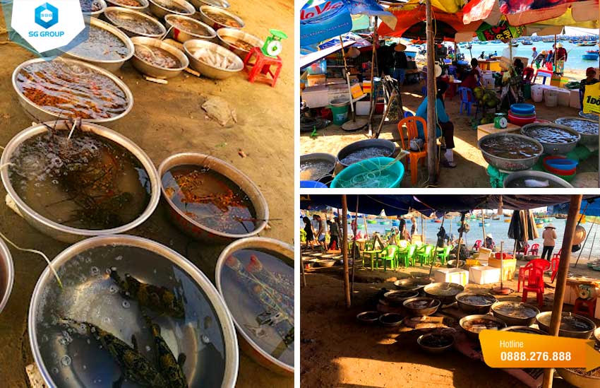 Chợ Làng Chài Mũi Né thu hút đông khách du lịch