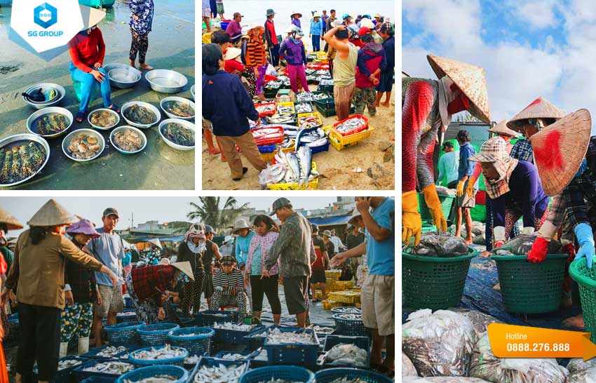 Chợ hải sản ở Phan Thiết được xem là thế giới thu nhỏ của đáy đại dương