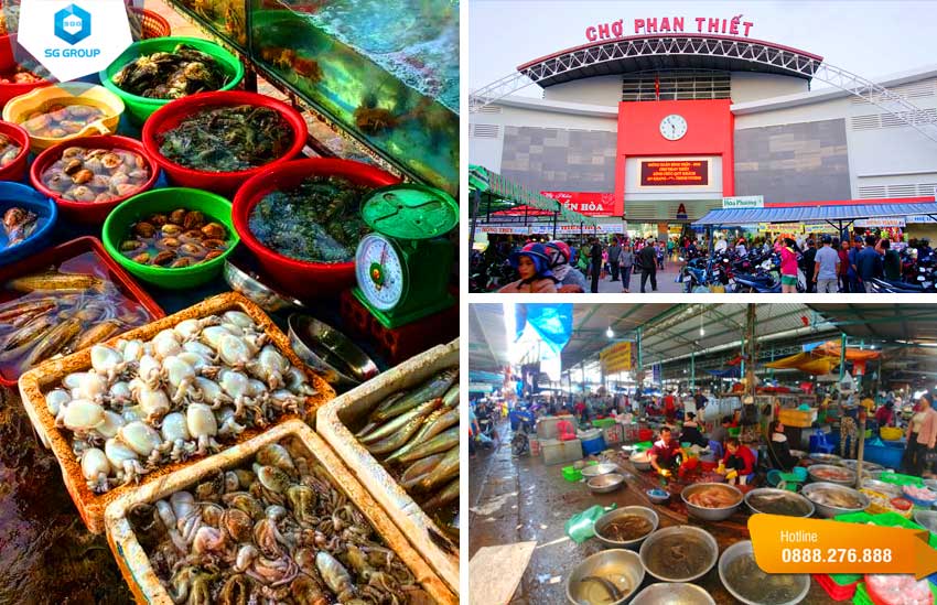 Chợ Phan Thiết là nơi mua bán hải sản và đặc sản hấp dẫn cho du khách