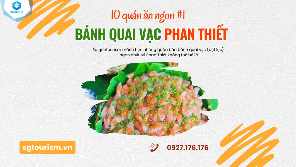 Cùng Saigontourism khám phá ngay 10 quán bán bánh quai vạc ở Phan Thiết đáng thử nhất này nhé!