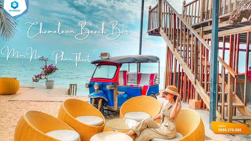 Cùng Saigontourism đến với Chameleon Beach Bar tại Mũi Né để sống ảo và thưởng thức món Thái