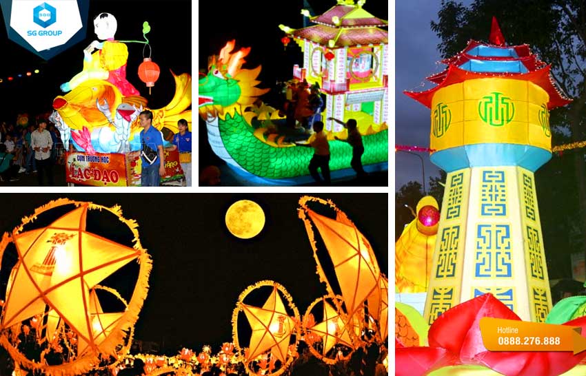Đặc sắc với lễ hội rước đèn Trung thu lớn nhất Việt Nam tại Phan Thiết