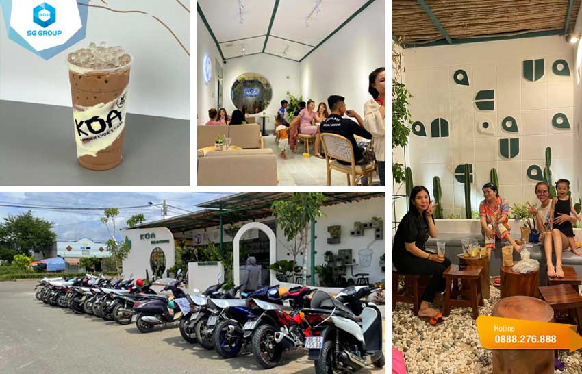 Koa Tea & Coffee là địa điểm check-in mới cho các tín đồ mê trà sữa và ăn vặt tại Phan Thiết