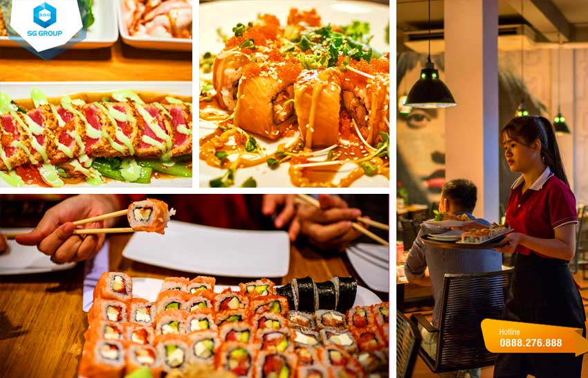 Love Sushi là địa chỉ lý tưởng cho những ai yêu thích ẩm thực Nhật Bản, đặc biệt là món sushi