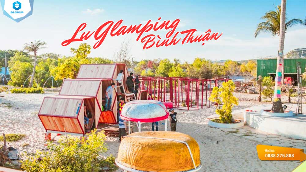 Cùng Saigontourism khám phá điểm cắm trại Lu Glamping sang chảnh trên bãi biển Kê Gà nhé