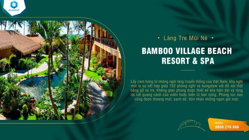 Hãy cùng Saigontourism khám phá những điểm nổi bật của khu nghỉ dưỡng làng Tre Mũi Né trong bài viết này nhé!