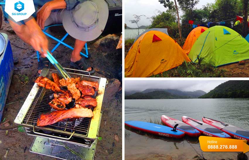Hồ Đa Mi là một địa điểm lý tưởng cho những ai yêu thích cắm trại qua đêm bên hồ