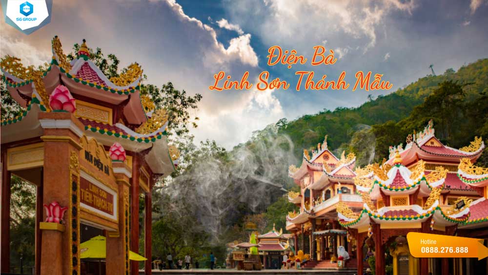 Cùng Saigontourism tìm hiểu Điện Bà Linh Sơn Thánh Mẫu nổi tiếng linh thiên ở Tây Ninh nhé!