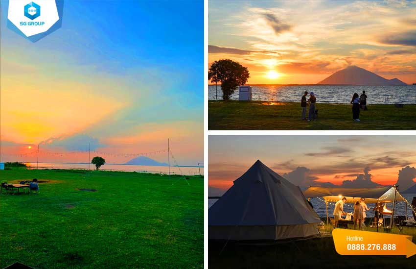 Nhiều background lý tưởng để bạn tha hồ tạo dáng trước máy ảnh tại Hồ Dầu Tiếng