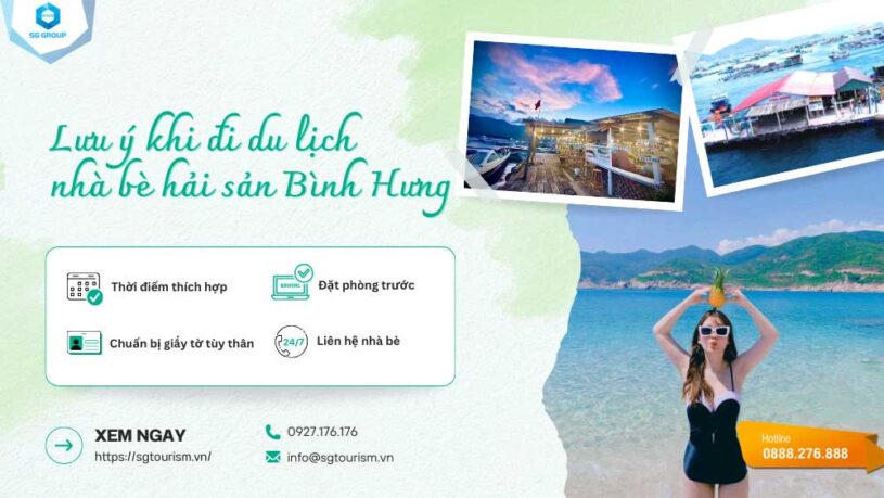 Nhà bè Bình Hưng - Ăn hải sản tươi sống, tắm biển, lặn ngắm san hô và nhiều hơn thế