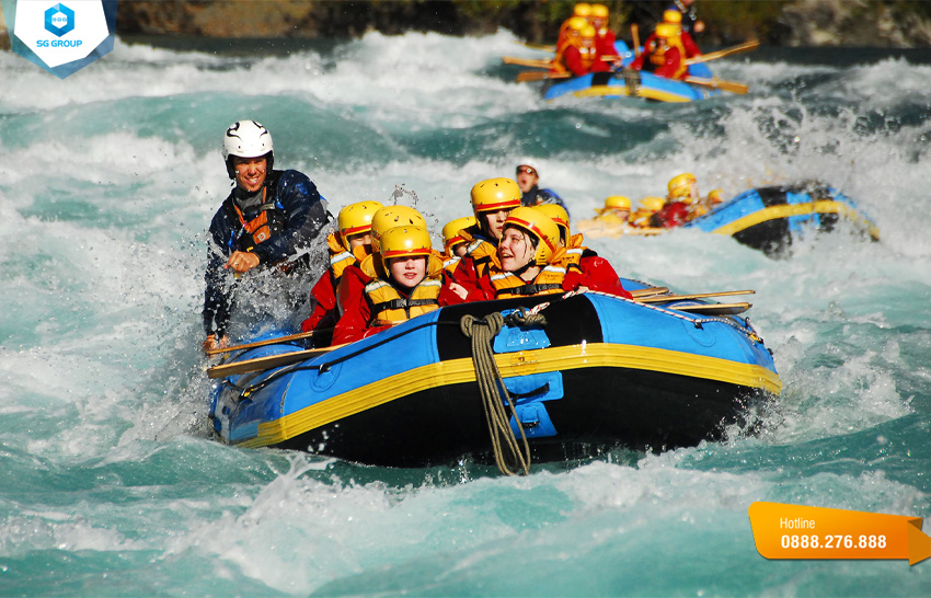 White Water Rafting: cuộc phiêu lưu cho những trái tim dũng cảm