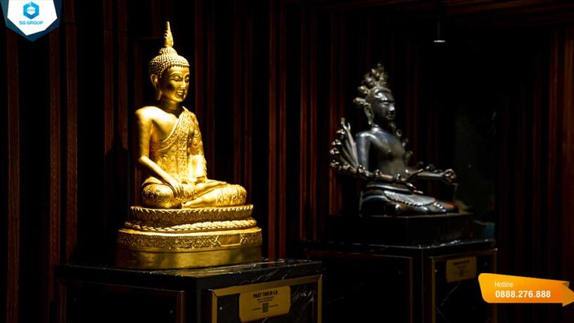 Tượng Phật bằng đồng mạ vàng từ thế kỷ 17