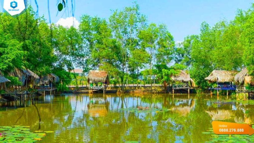 Điểm thưởng thức ẩm thực sinh thái được người dân địa phương và nhiều bạn trẻ gần xa yêu thích