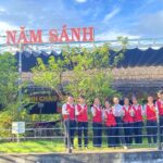 Không gian sân vườn thoáng mát, dễ chịu