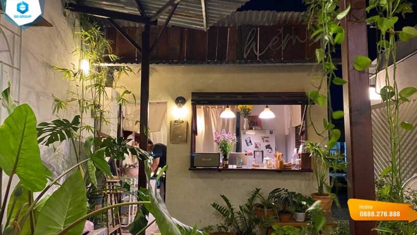 Hẻm Coffee nằm nép mình trong một góc nhỏ
