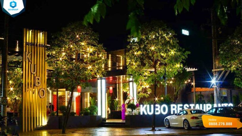 Không gian thoáng mát, sạch sẽ tại Nhà hàng Kubo Sushi Buffet BBQ