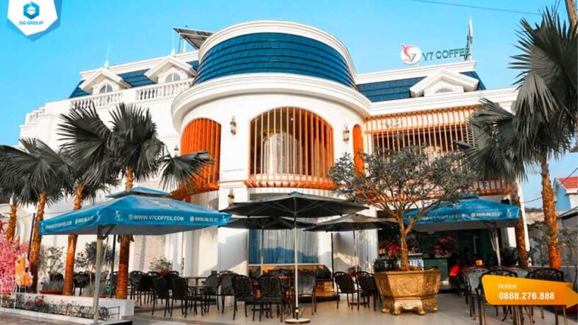 V7 Coffee & Restaurant là một trong những tọa độ check-in nổi bật nhất Tây Ninh